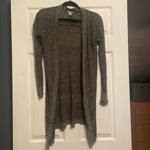 Grey XS knit cardigan